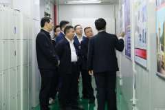 宜春市电子信息产业链招商小分队莅临长沙阳光短视频营销策划有限公司参观调研